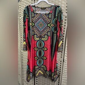 Colorful Bohemian Cruise Wear Coverup
